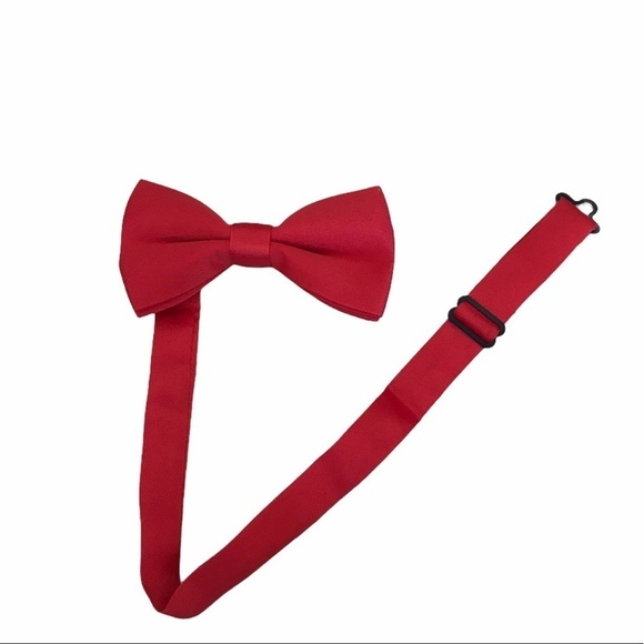 Wirarpa Classic Red Pre Tied Bow Tie - Picture 2 of 7